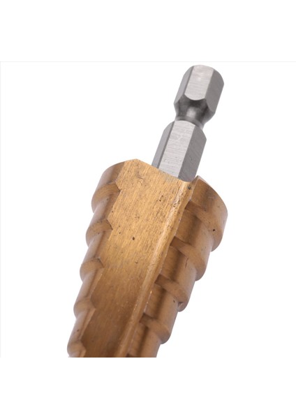 9pc Hss Adım Koni Konik Matkap Bit Set Metal Delik Kesici Metriği 3-12 4-12 4-20MM 1/4 Inç Titanyum Kaplamalı Metal Altı (Yurt Dışından)