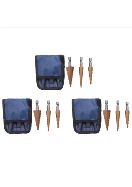 9pc Hss Adım Koni Konik Matkap Bit Set Metal Delik Kesici Metriği 3-12 4-12 4-20MM 1/4 Inç Titanyum Kaplamalı Metal Altı (Yurt Dışından) fiyatları