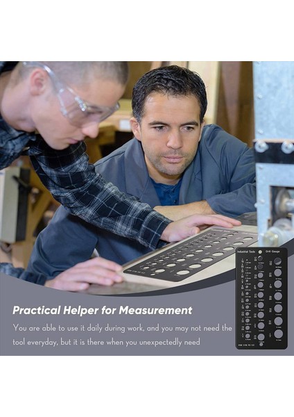 2x Matkap Bitlik Göstergesi 1/16 Inç Ila 1/2 Inç Vida Boyutu ve Iplik Göstergesi Inç ve Ondalık Matkap Göstergesi Matkap Bitlik Kılavuzu (Yurt Dışından) fırsatları