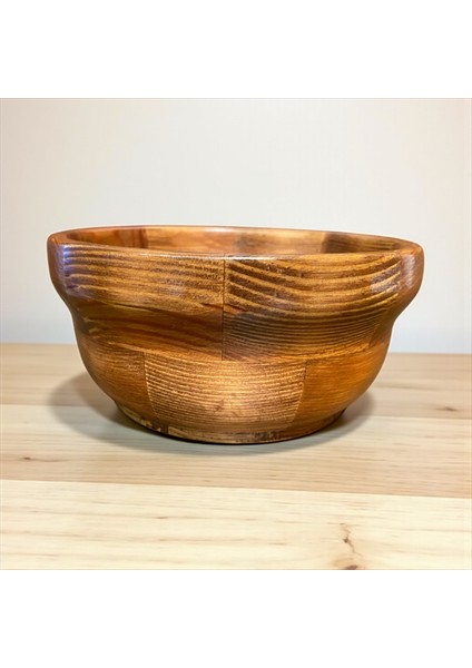 🌲✨ El Yapımı Çam Ağacından Ahşap Kase fırsatları