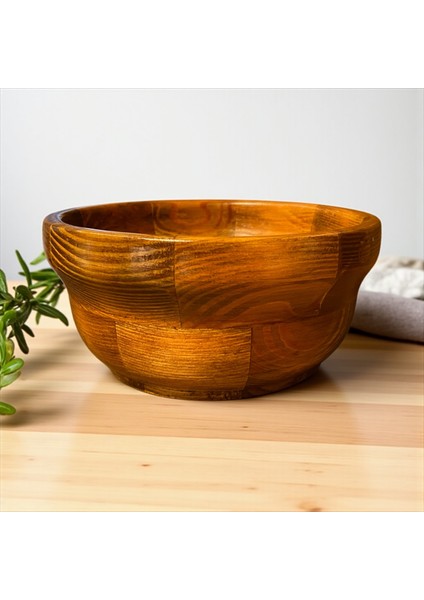 🌲✨ El Yapımı Çam Ağacından Ahşap Kase indirimleri