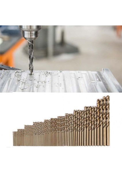 74PCS Hss-Co 1-8mm Yüksek Hızlı Çelik M35 40-133MM Uzunluk Ahşap Metal Sondaj Yüksek Hızlı Çelik M35 Kobalt Bükülme Matkap Ucu (Yurt Dışından) fiyatları