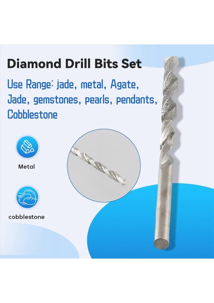 10 Adet Elmas Matkap Bitleri Set Bükülme Elmas Ucu Matkap Biti Ağır Hizmet Tipi Mini Elmas Matkap Ucu Cam Karo Için Set (Yurt Dışından) indirimleri