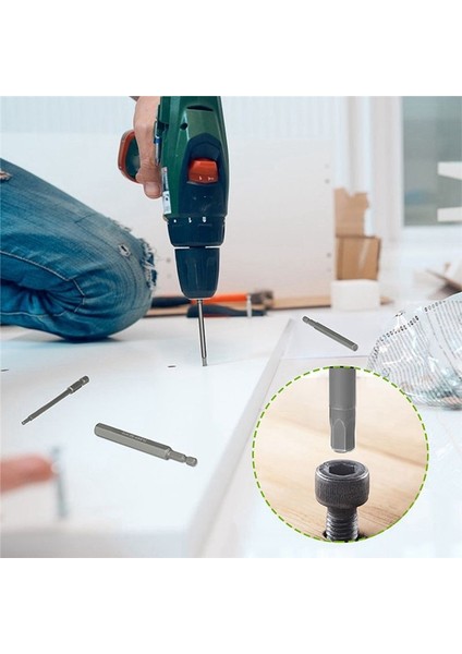 10 Adet 50 mm Hex Anahtar Matkap Bit Metric H1 5-H12 Elektrikli Altıgen Tornavida Anahtarı Soketi (Yurt Dışından) fiyatları