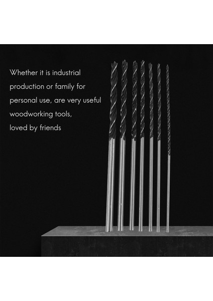7pc x Uzun Ahşap Matkap Bit Seti 4mm 5mm 6mm 7mm 8mm 10MM 12MM x 300MM Brad Noktası (Yurt Dışından) modelleri