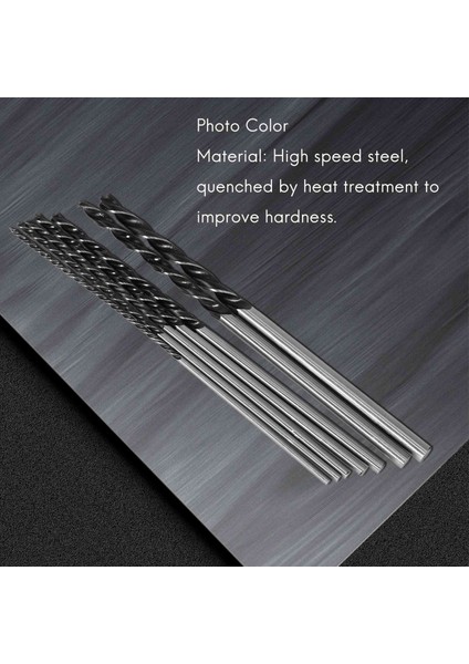 7pc x Uzun Ahşap Matkap Bit Seti 4mm 5mm 6mm 7mm 8mm 10MM 12MM x 300MM Brad Noktası (Yurt Dışından) fırsatları
