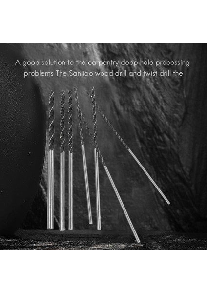 7pc x Uzun Ahşap Matkap Bit Seti 4mm 5mm 6mm 7mm 8mm 10MM 12MM x 300MM Brad Noktası (Yurt Dışından) indirimleri