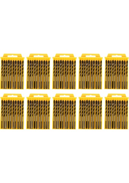 Çok Amaçlı Matkap Bitleri Fayans Cam Beton Tuğla Ahşapta Sondaj Için 100 Parçalı 6mm Çok Malzemeli Matkap Ucu Seti (Yurt Dışından)