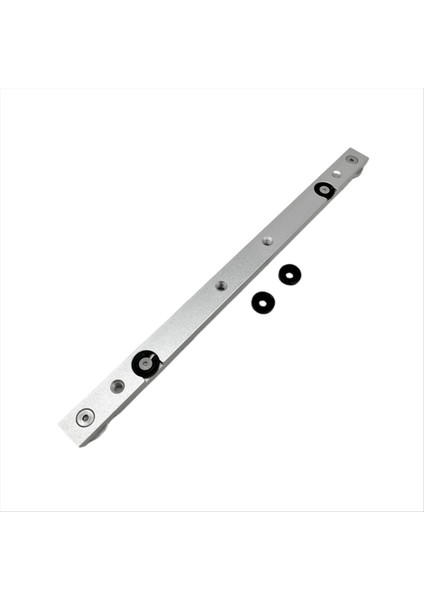 300MM Ağaç Işleme Alüminyum Alaşım Miter Tray T-Track T-Slot Masa Testeri Çocuk Miter Kapalı Dıy Aracı Gümüş (Yurt Dışından)