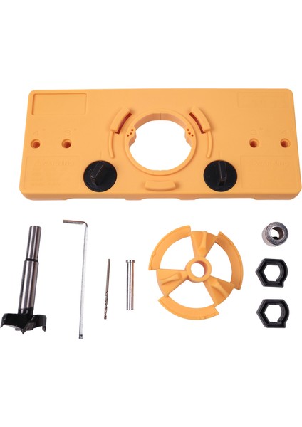 35MM Fincan Tarzı Menteşe Sıkıcı Jig Tatbikat Kılavuzu Kreg Aracı Için Set Kapı Deliği Şablonu (Yurt Dışından)