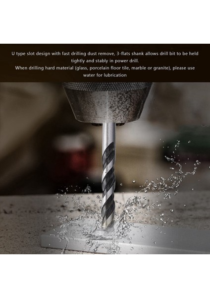 Fayans Beton Tuğla Cam Plastik ve Ahşap Tungsten Karbür Tuğla Duvarı Için 15 Adet Çok Malzemeli Matkap Ucu (Yurt Dışından) fırsatları