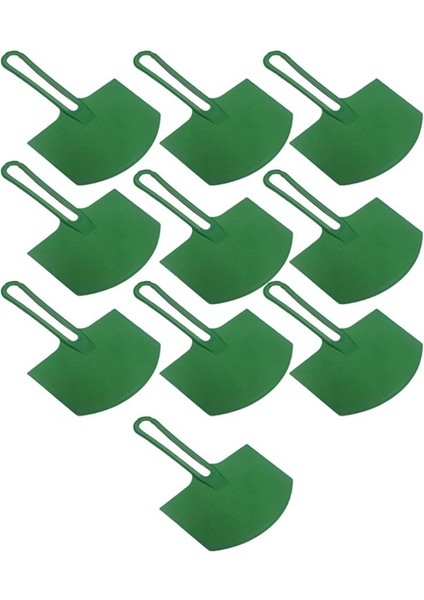 10 Adet Plastik Sertleştirilmiş Ark Şeklindeki Kül Sıyırıcı Mala Sıva Alçıtma Alçıtma Sürükleme Kül Tahtası Ark Şeklinde Kürek (Yurt Dışından)