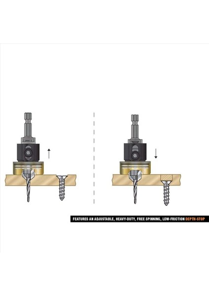 2x Ahşap Işleme Counterk Matkap Karbür Tipped Ayarlanabilir Derinlik 3/32 X1/4 Motsınk Bıt (Yurt Dışından) indirimleri