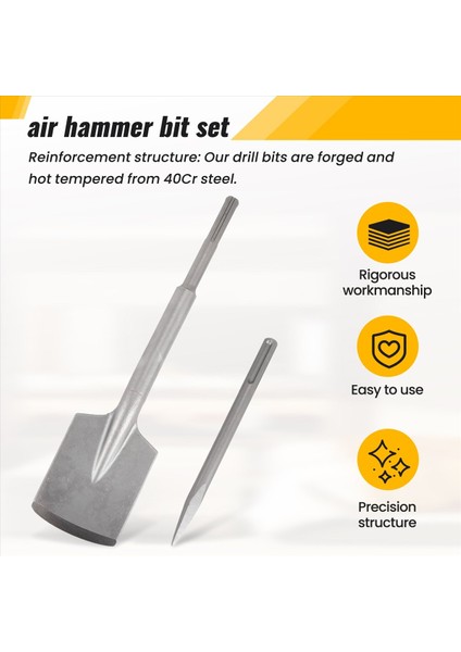 Clay Spade 19 6x4 3 Inç Sds-Max Shank 40CR Çelik Jackhammer Bit Bit Hope ve Kürek Çakış Için Kürek Bit Dondurucu Toprak (Yurt Dışından) indirimleri