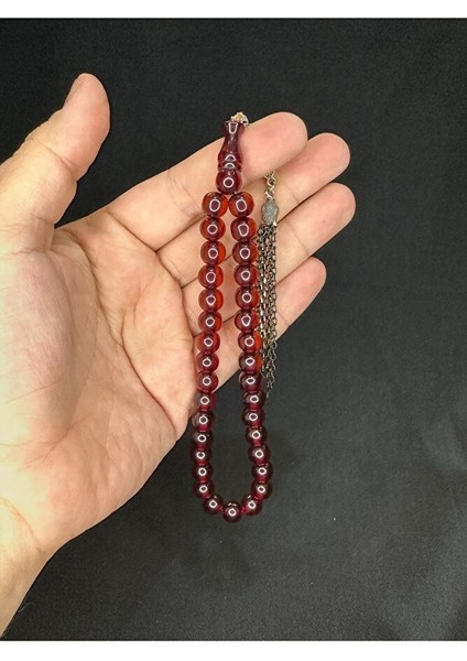 Toz Kehribar Tesbih Kehribar Renkli Küre Kesim 9mm T-582 fırsatları