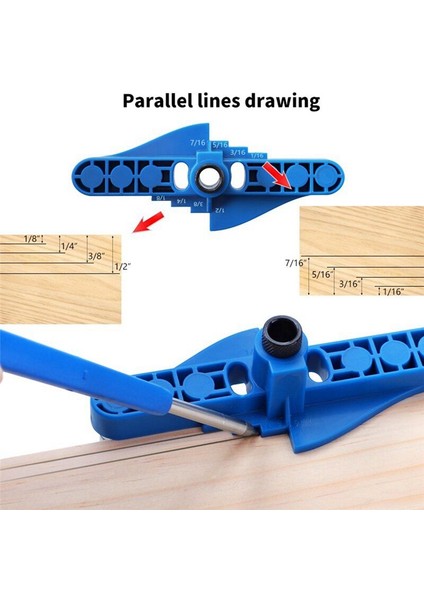 2&#39 Si Düz Delik Delme Bulucu Setleri Kendimi Egzersiz Scriber Yuvarlak Tenon Punch Dıy Ahşap Araçları (Yurt Dışından) fırsatları