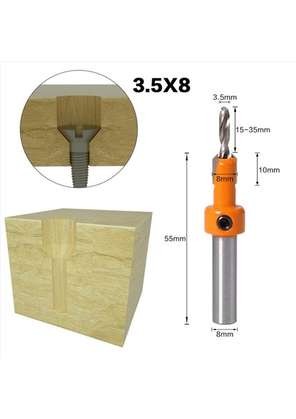 6 Pcs Counterk Matkap Bit Seti Ahşap Delik Matkap Bit Kereste Ahşap Çalışma Matkap Bitleri Ahşap Vida Kesici Için Hex Anahtarı (Yurt Dışından) modelleri