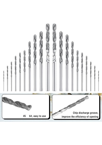 20 Adet Elmas Matkap Bitleri Seti Bükülme Elmas Ucu Matkap Biti Ağır Hizmet Tipi Mini Elmas Matkap Biti Cam Karo Takı Için Set (Yurt Dışından) modelleri