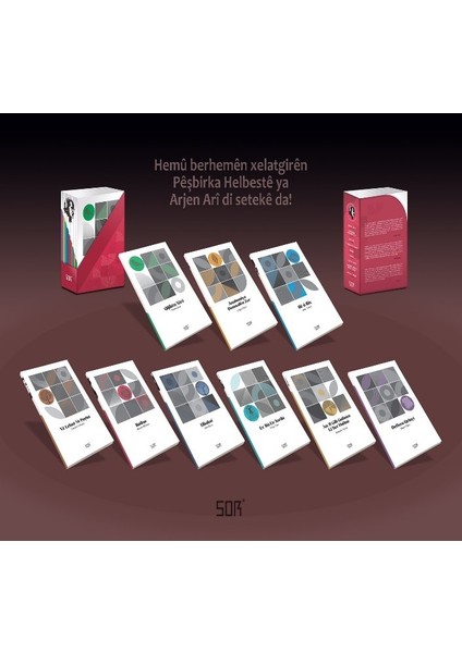 Seta Xelatgiren Peşbirka Helbeste Ya Arjen Ari (9 Kitap Set)