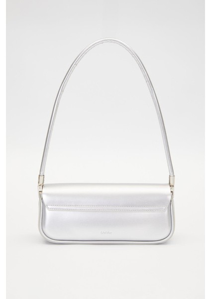 Gümüş Uzun Askılı Omuz Çantası