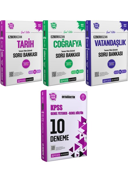 2026 Kpss Ezberbozan Tarih Coğrafya Vatandaşlık Soru - 2026 Kpss Ortaöğretim Çözümlü 10 Deneme