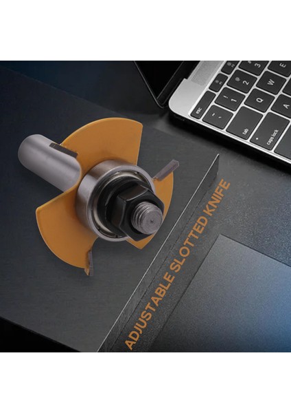 2pcs Yuva Kesici 3 Kanat Yönlendirici Biti 1/2 ve 1/4 Inç Şaft Ayarlanabilir Ahşap Işleme Aracı (Yurt Dışından) indirimleri