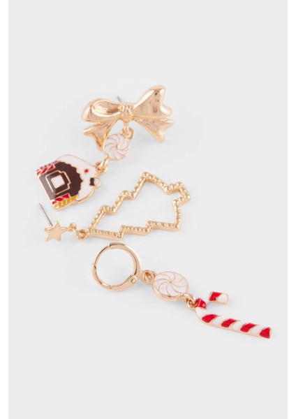 Yılbaşı Temalı Kadın 3'lü Küpe F7407AXNS fiyatları