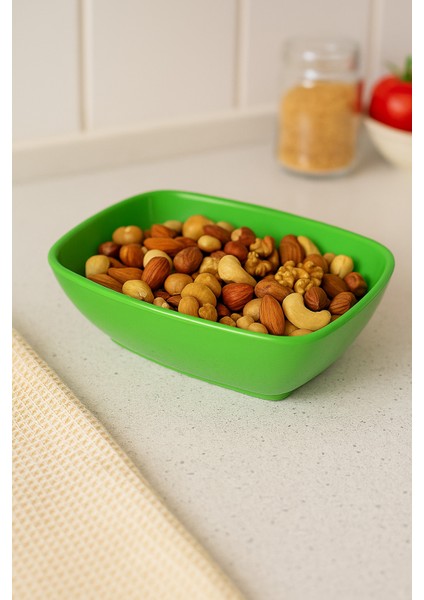 Kahvaltı Sunum ve Çerez Tabağı – Dikdörtgen Şık Servis Kasesi