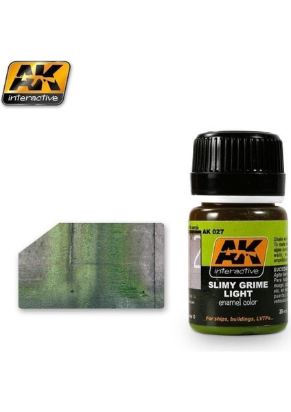 Ak 027 35 Ml. Açık Yapışkan Kir Efekti, Enamel Model Boyası