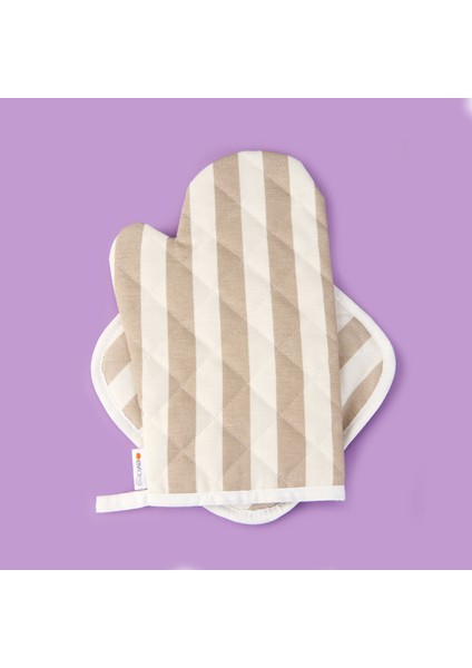 Soft Nemo Fırın Eldiveni ve Tutaç - Bej / Ekru - 17X28 cm + 20X20 cm modelleri