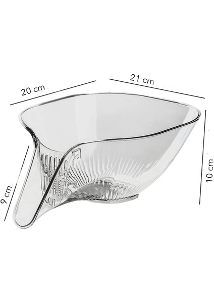 Tezgah Yanı Akrilik Mutfak Lavabo Süzgeci Çok Fonksiyonlu Sebze Meyve Yıkama Mutfak Süzgeci indirimleri