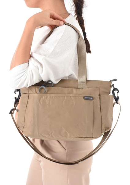 Glc Kadın Suya Dayanıklı Paraşüt Kumaş El Omuz Çantası Kol Çantası Çapraz Çantası 6007