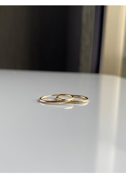 14 Ayar Altın Çıtır Halka Küpe modelleri