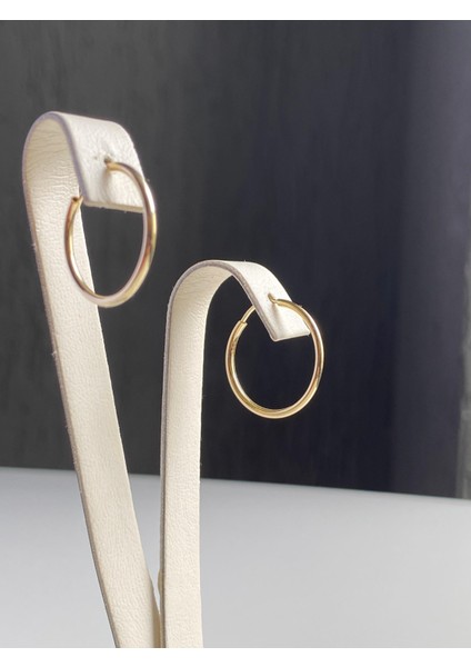 14 Ayar Altın Çıtır Halka Küpe indirimleri