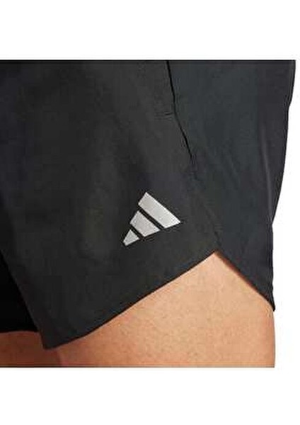 Run It Erkek Koşu Şortu Siyah Hafif Nefes Alabilir Tasarım Reflektif Detaylar