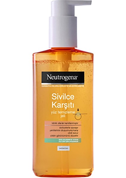 3 Adet Neutrogena Vıs.clear Yağsız Temizleme Jeli 200 Ml.