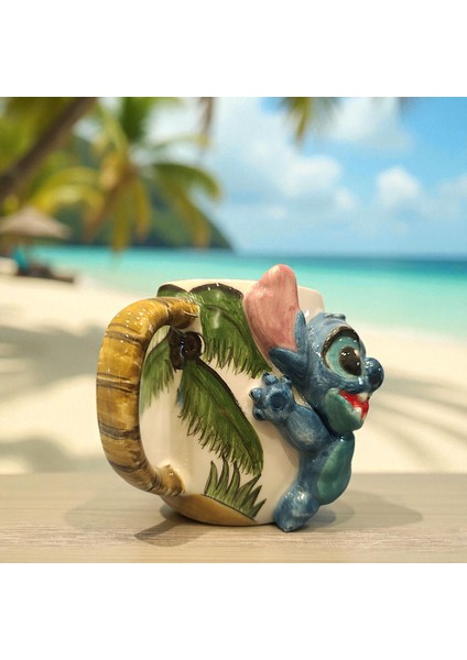 3D Kabartmalı Charm Hediyeli Seramik Kupa Bardak Hediye Paketi Yapılır