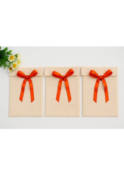 3 Adet Noel Yılbaşı Hediye Çantası Kesesi 43X30 cm