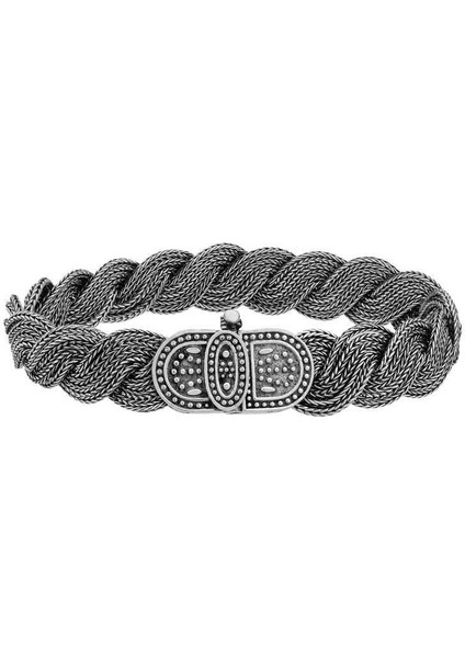 ​Gümüş Elişi Örgü Bileklik