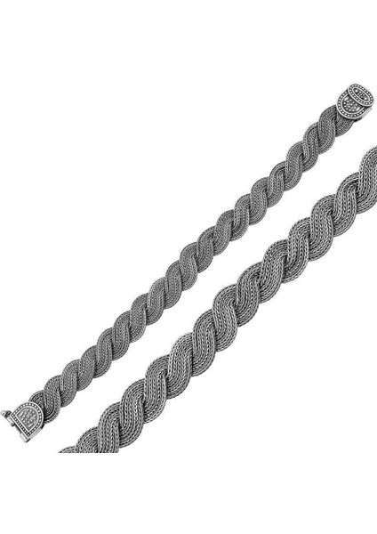 ​Gümüş Elişi Örgü Bileklik fiyatları