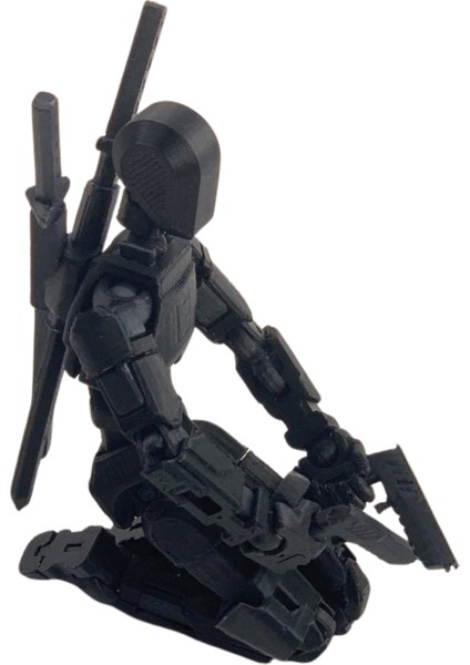 DUMMY13 Aksiyon Figür Robot - Tüm Eklemleri Hareketli (Aksesuarlar Dahil)