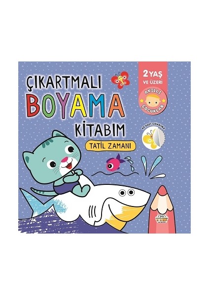 Çıkartmalı Boyama Kitabım - Tatil Zamanı