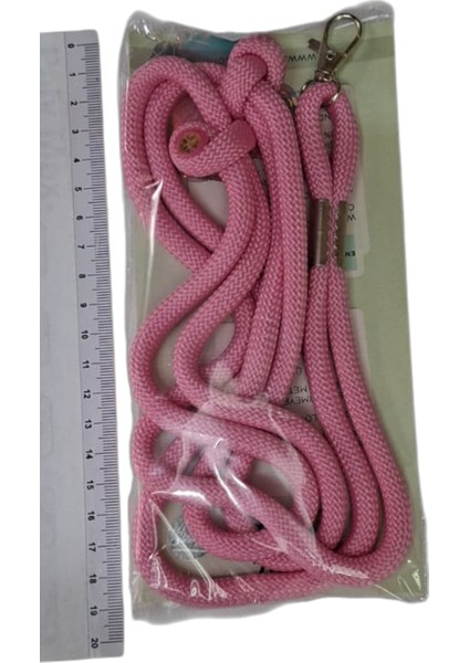 Pembe Paracord Telefon Askısı Crossbody ( Ayarlanabilir ) Tüm Kılıflara Uyumlu indirimleri