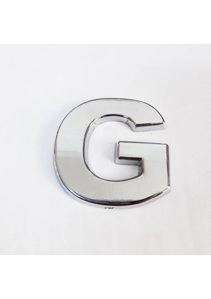 Cemax G Harfi 3,75 cm Krom Yapışkanlı