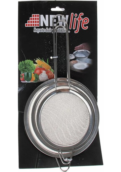 3'lü Metal Süzgeç Orta ROYALEKS-CLKN-757