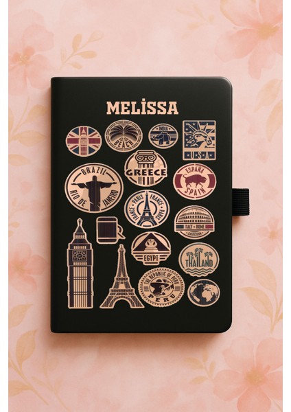 Kişiye Özel Isim Ad Yazılı Tarihsiz Termo Defter - Model 24