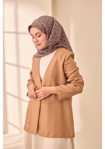 Twill Ipek Eşarp - 11479-11 Kahve Vizon fiyatları