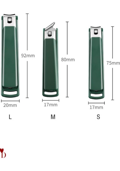 Paslanmaz El Ayak Tırnak Makası Metal Kutu Cam Törpü 4'lü Set