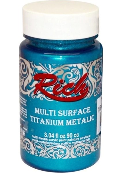 Rich Multi Surface Titanium 2572 Turkuaz Metalik 90 cc