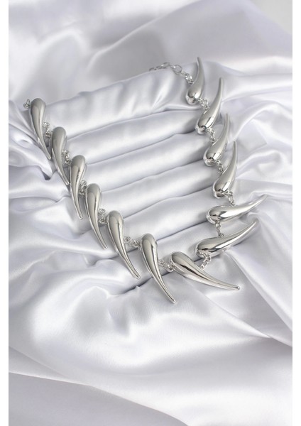 Bfs Vıp Seri Özel Model Gümüş Renk Kadın Kolye fiyatları